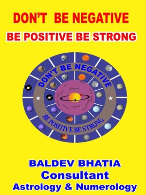 cover image of Don't Be Negative